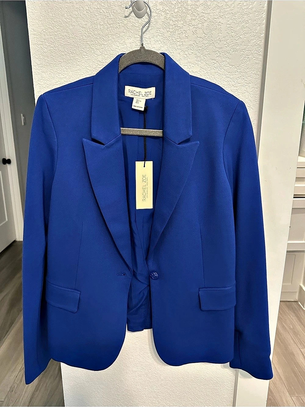 Rachel Zoe Women's Royal Blue Blazer Size Largeq NWT